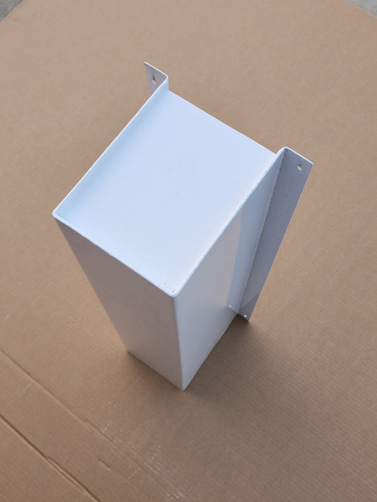 Aluminum powdercoated storage box.